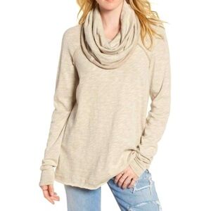 Free People Beach Cocoon Cowlneck Top
